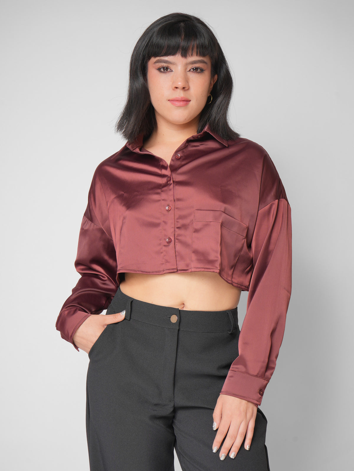 CAMISA LA SATIN