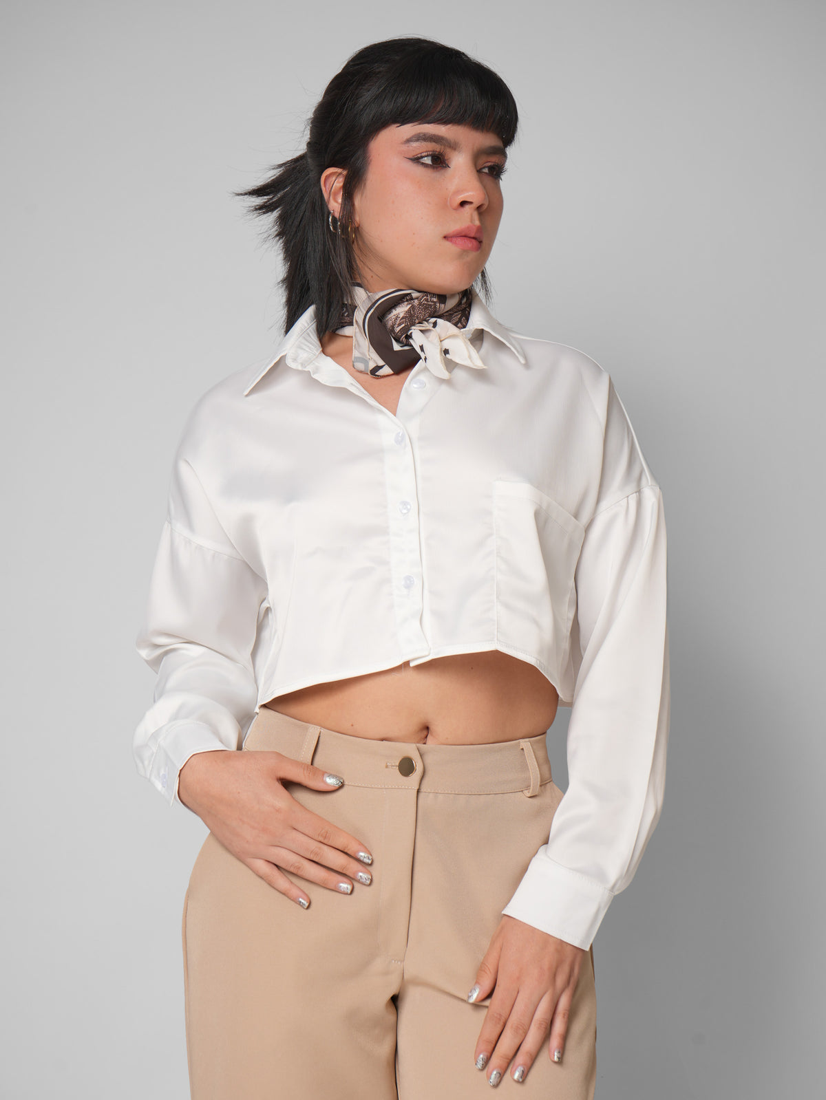 CAMISA LA SATIN